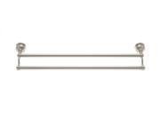JVJHardware 24048 Liberty 24 in.Double Towel Bar Set Concealed Screw Satin Nickel