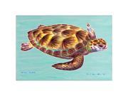 Betsy Drake DM044 Green Sea Turtle 18 x26 Door Mat