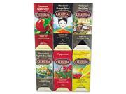 Celestial Seasonings. 49683 Tea Six Assorted Flavors 25 Flavor 150 Carton