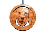 CAMIC designs DOG006FN Laser Etched Golden Retriever Face Dog Ornaments Set of 6