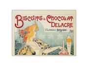 Biscuits Chocolate Delacre by Privat Livemont Framed 35x47