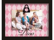 Sixtrees WD83746 4 x 6 Diva Handbag Clip Picture Frame