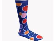 Dress Up America 649 Blue Circle Knee Socks Size Kids