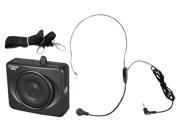 PylePro PWMA60UB Waistband Portable PA System with USB Input Black