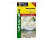 National Geographic Maps TI00000313 North Fork Glacier National Park