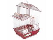 Prevue Hendryx PP SP41614R House Style Bird Cage Red