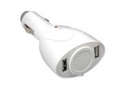 Coby CA781 USB Car Charger White
