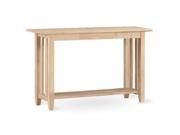 International Concepts BJ6S Mission Sofa Table