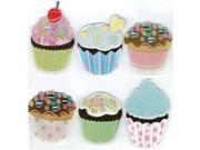 Jolee s Boutique Dimensional Stickers Vellum Cupcakes