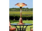 Well Traveled Living 60659 Copper Finish Table Top Round Halogen Patio Heater