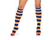 Be Wicked! Costumes BW600 Multi Stripe Knee High Adult