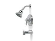 Quality Home Items 120353 Single Handle Tub and Shower Faucet Chrome