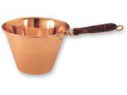 Old Dutch 16 3 4 x 10 Solid Copper Polenta Pan with Wooden Handle