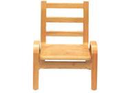 Angeles Corporation AB78C09 9 in. Naturalwood Chair