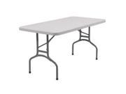 National Public Seating BT 3060 Rectangular Blow Mold Folding Table