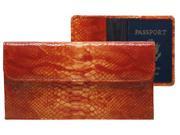 Raika RO 174 ORANGE Travel Pouch with Passport Cover Orange