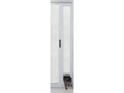 Ideal Pet Products PATCFW Cat Flap Patio Door White Finish 77 5 8 80 3 8
