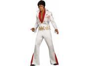 Rubies Costumes 180124 Elvis Grand Heritage Adult Costume White One Size