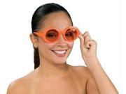 Costumes For All Occasions Ru8245 Glasses Fabulous Capri Orange