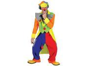 Costumes For All Occasions Ff60632 Spanky Stripes Adult Clown Lg