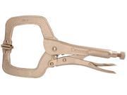 Cooper Hand Tools 181 C6CCSV 6 Inch Locking C Clamp Withswivel Pads Carded