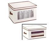 Honey Can Do SFT 02067 Natural Canvas Large Window Storage Chest