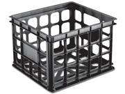 Sterilite Storage Crate Black 16929006 Pack of 6