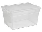 Sterilite 56 Quart Clear Storage Box 16598008 Pack of 8