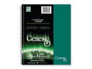 Roaring Spring Paper Products 13175 Genesis One Subject Notebook 100 Sheets Per Book