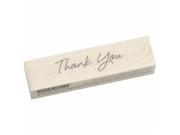 Hero Arts Mounted Rubber Stamps 3 X1.5 X1 Little Greetings Thank You