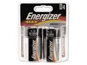 Eveready E95BP4 Alkaline Batteries D 4 Pack
