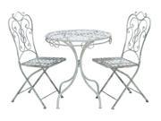 Benzara 68792 Patio Vintage Themed Outdoor Table And Chair Set