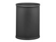 Kraftware 69474 Soho Leatherette Waste Basket in Black