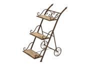 Benzara 66553 Stair Step Ladder Planter Stand For Your Plants