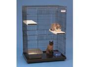 Precision Pet 1720 17025 Kitty Condo With Plastic Base Large 48 x 24 x 36 Inch