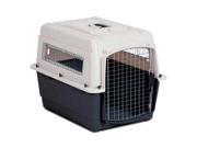Petmate PTM21551 Ultra Vari Kennel Bleached Linen Black Dahlia Blue 28 in. x 20.5 in. x 21.5 in. up to 15 lbs.