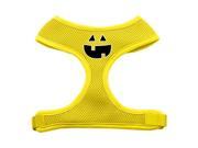 Mirage Pet Products 70 20 XLYW Pumpkin Face Design Soft Mesh Harnesses Yellow Extra Large