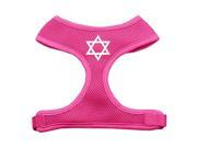 Mirage Pet Products 70 26 XLPK Star of David Screen Print Soft Mesh Harness Pink Extra Large