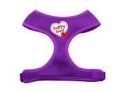 Mirage Pet Products 70 32 XLPR Puppy Love Soft Mesh Harnesses Purple Extra Large