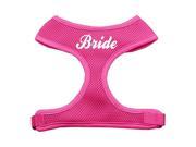 Mirage Pet Products 70 34 SMPK Bride Screen Print Soft Mesh Harness Pink Small
