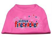 Mirage Pet Products 51 17 06 XLBPK Little Firecracker Screen Print Shirts Bright Pink XL 16