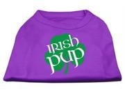Mirage Pet Products 51 60 XLPR Irish Pup Screen Print Shirt Purple XL 16
