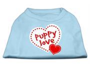 Mirage Pet Products 51 59 MDBBL Puppy Love Screen Print Shirt Baby Blue Med 12