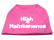 Mirage Pet Products 51 27 XSBPK High Maintenance Screen Print Shirts Bright Pink XS 8
