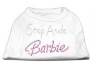 Mirage Pet Products 52 09 SMWT Step Aside Barbie Shirts White S 10