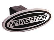 Defenderworx 63003 Ford Navigator Black Oval 2 in. Billet Hitch Cover