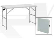 Office Star BT04FA 4 ft. Height Adjustable Fold in Half Resin Multi Purpose Table Resin