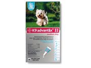 BAYER 004BAY 04461618 K9 Advantix II for Medium Dogs 11 20 lbs Teal 6 Months