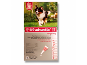 BAYER 004BAY 04461634 K9 Advantix II for Large Dogs 21 55 lbs Red 6 Months