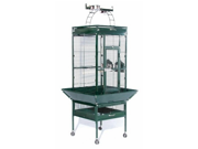 Prevue Hendryx PP 3151SAGE Small Wrought Iron Select Bird Cage Sage Green